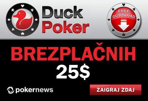 BREZPLAČNIH 25$ na DuckPokru
