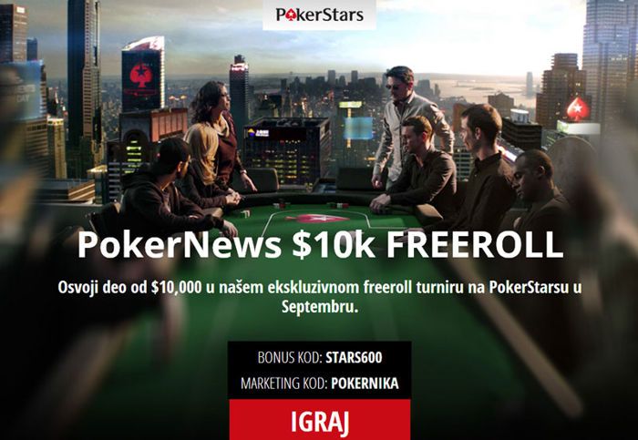 $10.000 Ekskluzivni Freeroll na PokerStarsu