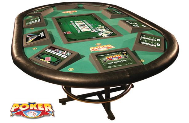 Une table de poker électronique