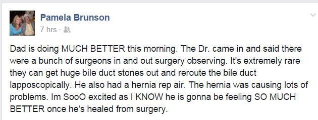 doyle brunson surgery pamela brunson facebook