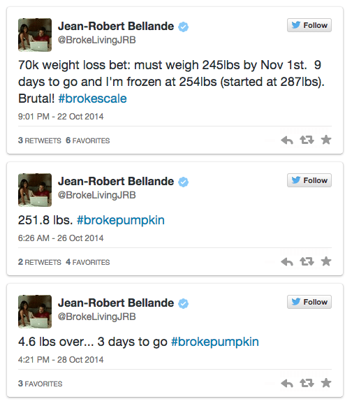 Jean-Robert Bellande Tem 3 Dias para Perder 2kg ou Perde ,000 101
