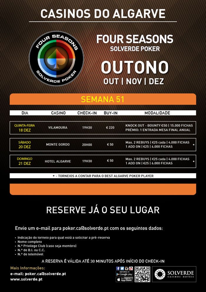 Casino Vilamoura Realiza Torneio Knockout €220 (Amanhã às 20:00) 101