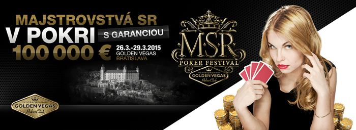 Majstrovstvá Slovenska ponúkajú garanciu €100.000 za buyin €275 105