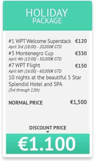 World Poker Tour National Montenegro програма и допълнителна... 102