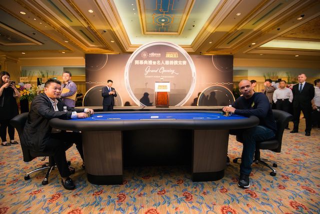 Phil Ivey, Johnny Chan, and Tom Dwan Attend Poker King Club Macau Grand Opening 107