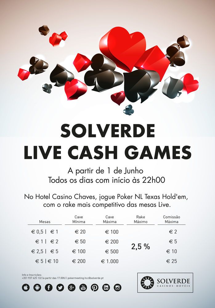 Hotel Casino Chaves com Novidades nos Cash Games a 1 de Junho 101