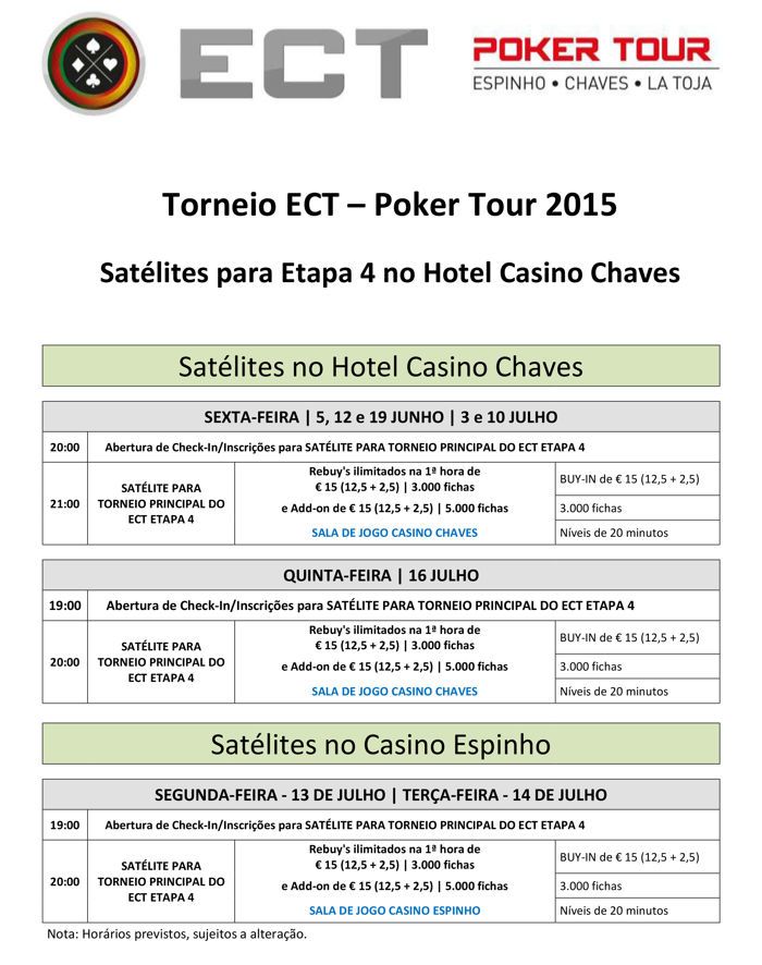 Etapa 4 ECT Poker Tour - Satélites em Chaves (16 Julho) e Espinho (14 Julho)! 101