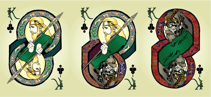 Celtic Myth Playing Cards & Strategic Card Game