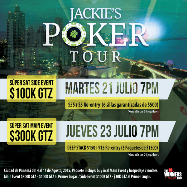 Satélites para el Jackie's Poker Tour III esta semana 101