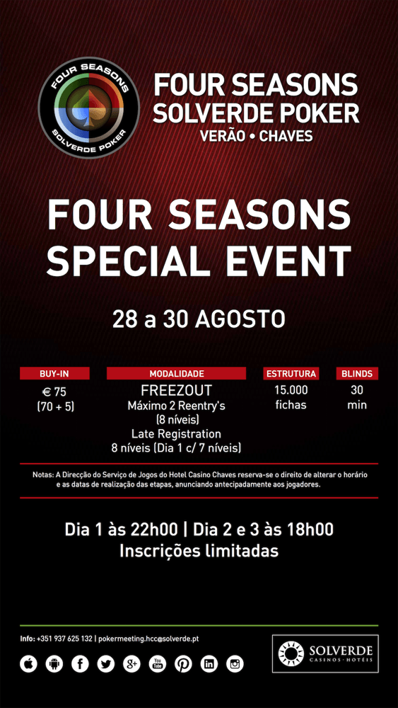 Four Seasons Special Event Chaves Arranca Hoje (28 Agosto) 101