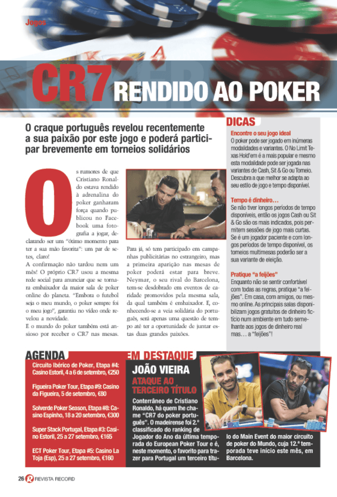 Cristiano Ronaldo e João "Naza114" Vieira Em Destaque na Revista R 101