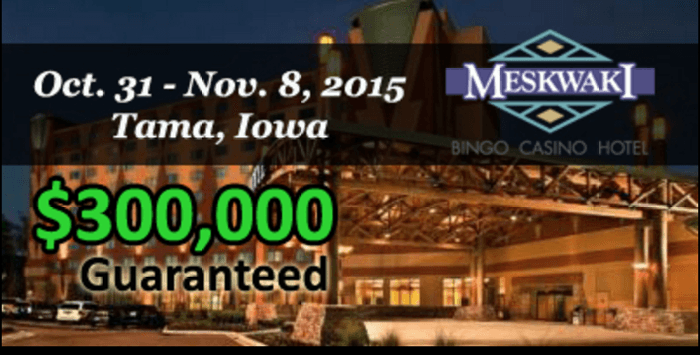 Season 6 of Mid-States Poker Tour Continues with 0,000 GTD at Meskwaki Casino 101
