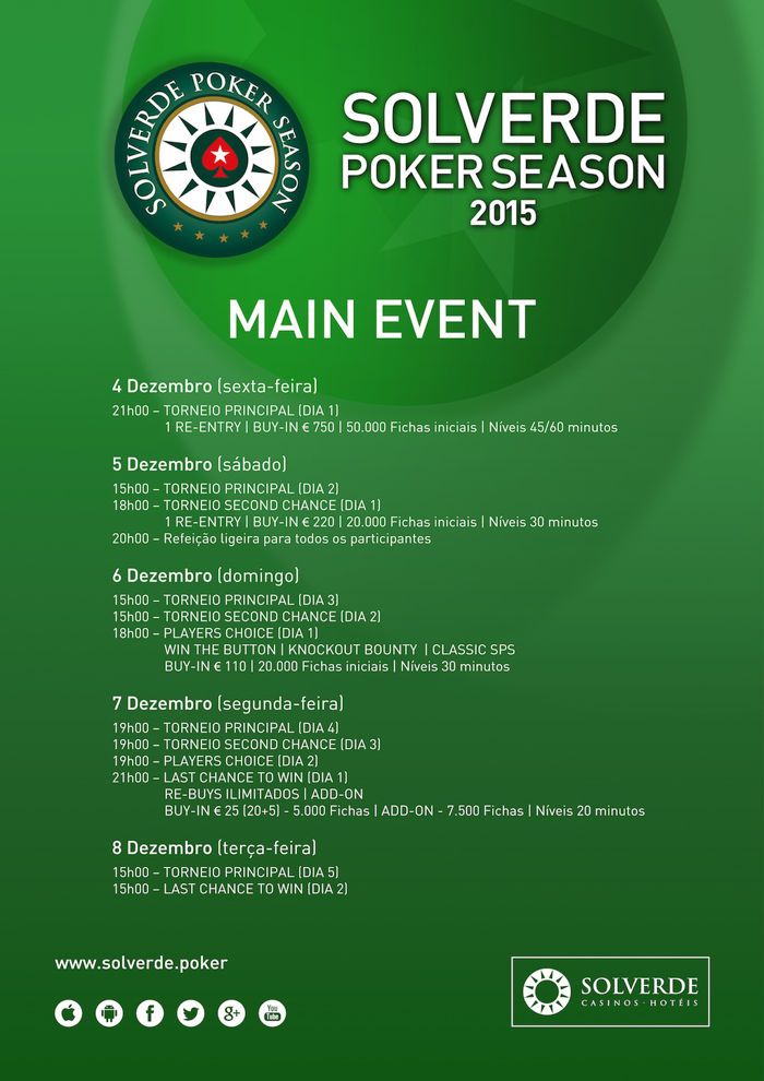 Main Event Solverde Poker Season Arranca Hoje às 21:00 102