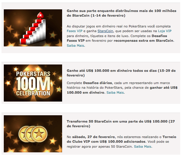 PokerStars: 100 Milhões de Jogadores e Milhões em Jogo em Fevereiro 101