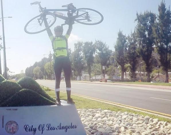 Tudi nevihte in boleča rit niso ustavile kolesarjenja iz Las Vegasa v L.A 103