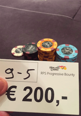 Holland Casino Rotterdam brush Ries Dekkers over 's werelds eerste Live Progressive Bounty 102