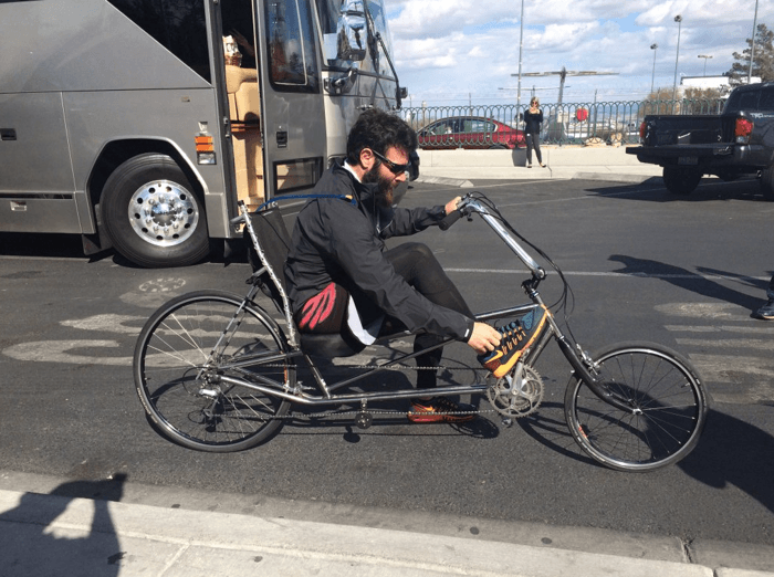 Dan Bilzerian and Samantha Abernathy Complete Vegas-To-L.A. Bike Rides 101