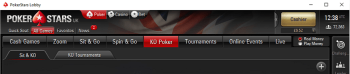 Torneios Knockout em Destaque no PokerStars 101