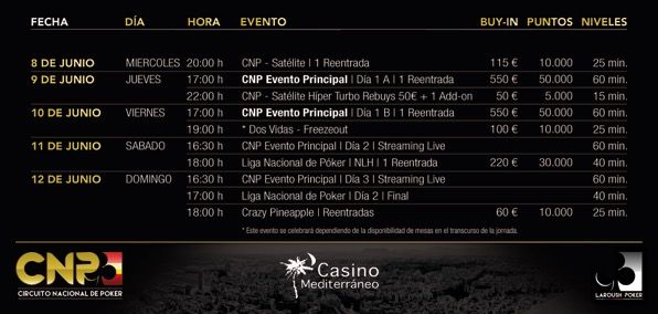 El Circuito Nacional de Poker 2016 llega a una de sus plazas preferidas 101