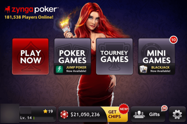 Zynga poker multiplayer game