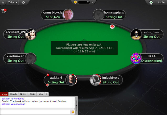 WCOOP 2016 - Recap Dag 3: Van der Fluit bij laatste 10 Single Draw Championship 106