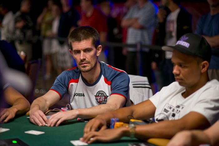 Gus Hanson, left, and Phil Ivey, right
