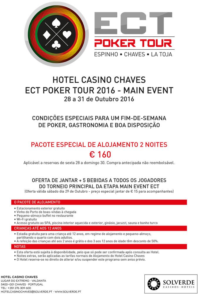 Main Event ECT Poker Tour - 28 a 31 de Outubro em Chaves Já com €6.580 no Prize Pool 102