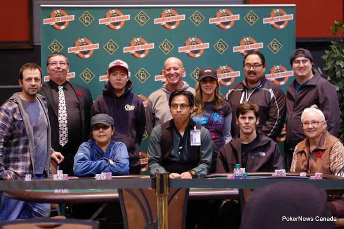Harvest Poker Classic Casino Regina Event 2 final table
