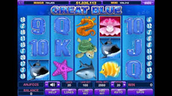 Great Blue Free Slots Game for Cash with No Credit Card