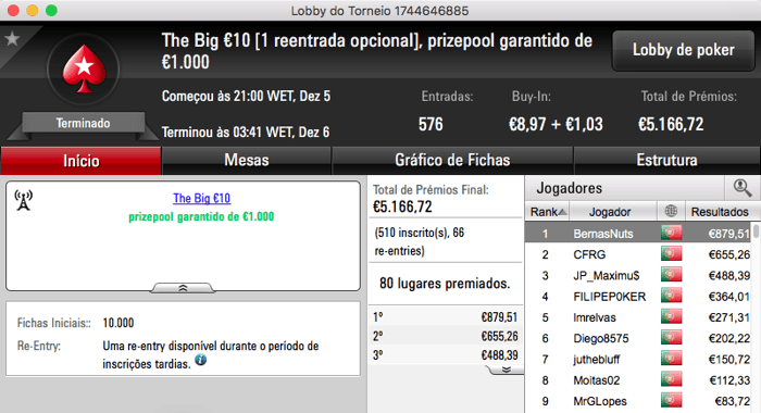 07ThePapi Vence The Big €100 PokerStars.pt & Mais 104