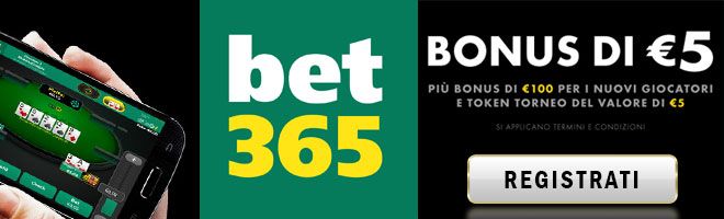 promozioni poker online Bet365