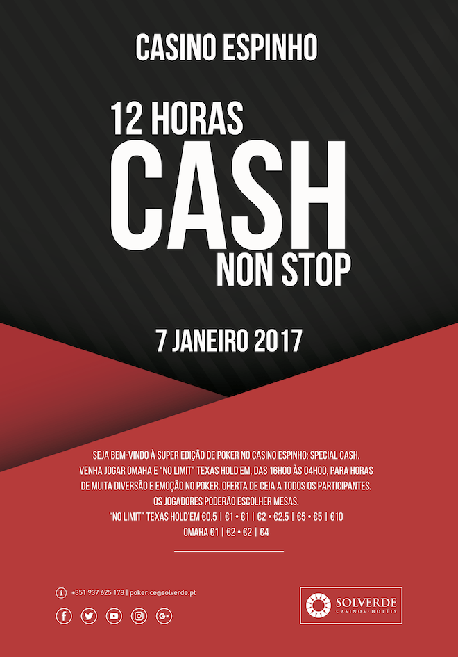 Primeira Edição Special Cash Casino Espinho Arranca às 16:00 (7 Janeiro) 101