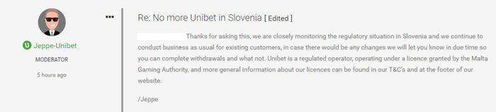 Od slovenskega trga se začasno poslavlja tudi Unibet! 101