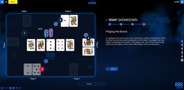 Learn SNAP Poker and More With 888Poker's "The Game" 102