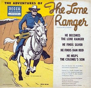 The Lone Ranger TV Radio Show Texas License Plate