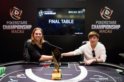 Smith Tang pokerstars championship macau main event headsup