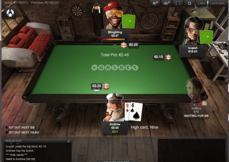 Unibet Poker screenshot