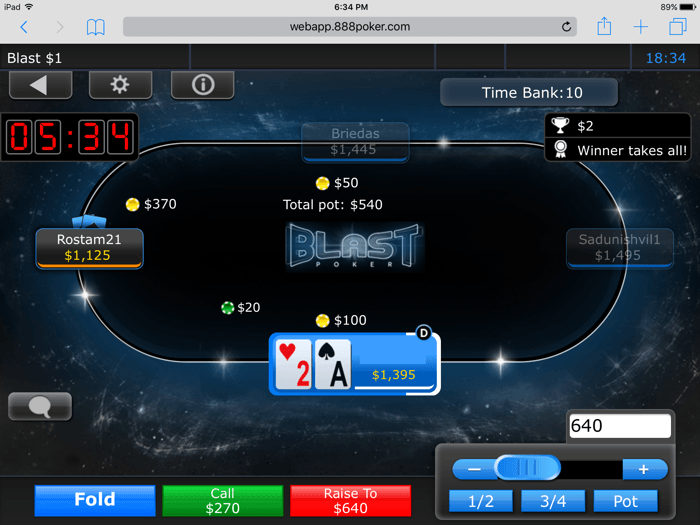 How To Play Poker On the Go with 888poker's App 112