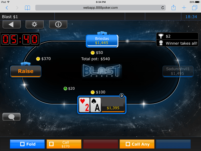 How To Play Poker On the Go with 888poker's App 106