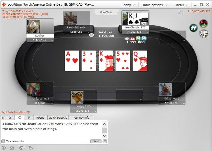 'Philip_Ward' Leads Online Day 1b partypoker MILLION North America 101