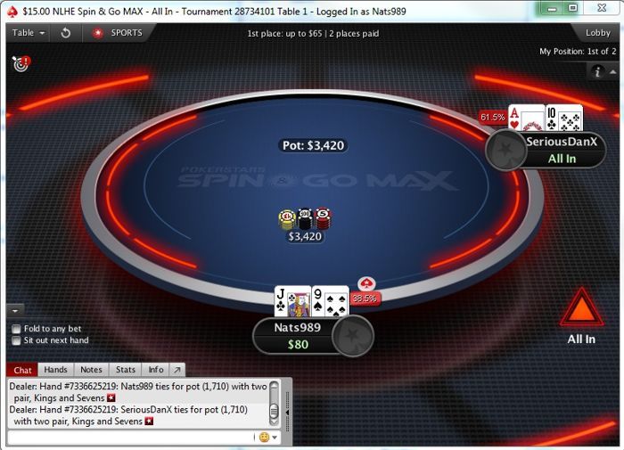 PokerStars lanseaza un nou format: Spin&Go Max 101