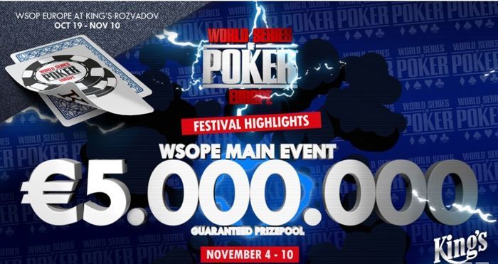 Гарантираният награден фонд на WSOPE Main Event увеличен... 101