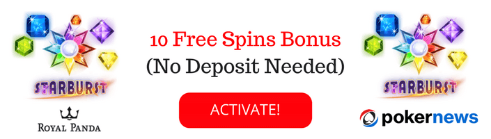 no deposit free spins to play starburst