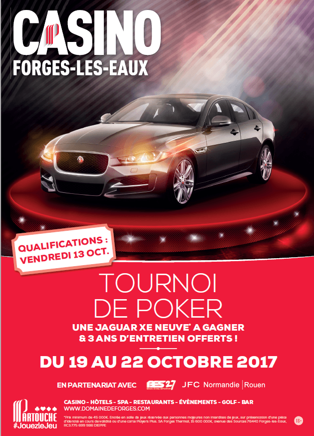 Forges-les-eaux : Gagnez une Jaguar XE en jouant au poker 101