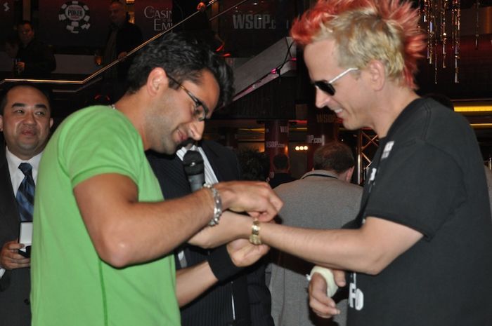 Antonio Esfandiari and Phil Laak