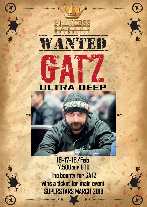 Έρχεται το Gatz Wanted 16-18 Φεβρουαρίου στο Princess 101