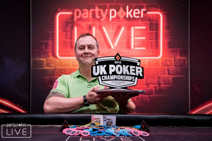 Chris Brice - partypoker LIVE UK Poker Championships 1,100 Main Event champion