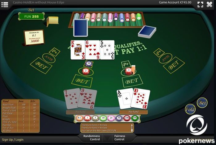 Casino Hold'Em Casino Poker Games to Play for free and with zero house edge