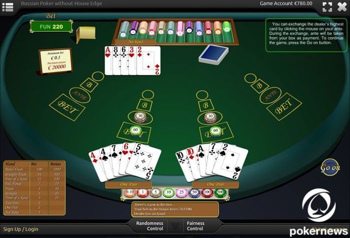 Russian Poker Casino Poker Games to Play for free and with zero house edge