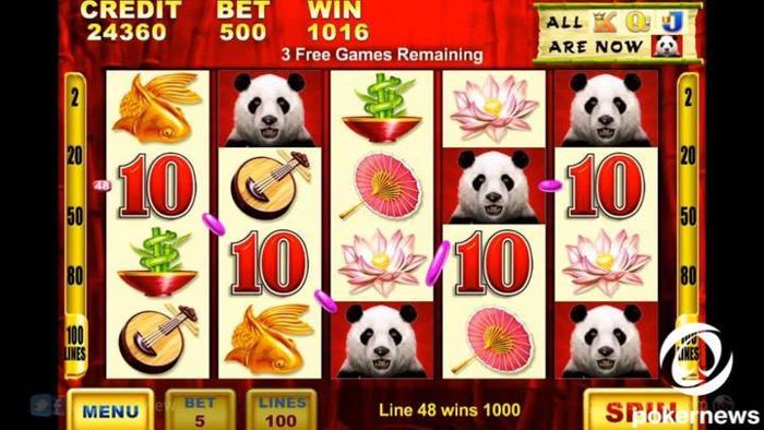 100 pandas slots real money